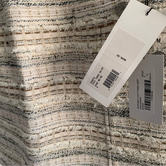 ADEAM Coco Tweed Skirt - Picture 3 of 4